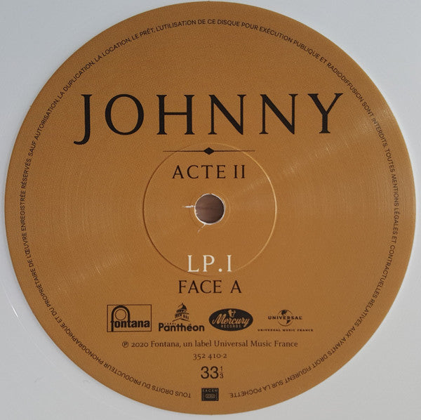 Johnny Hallyday - Act II (LP)