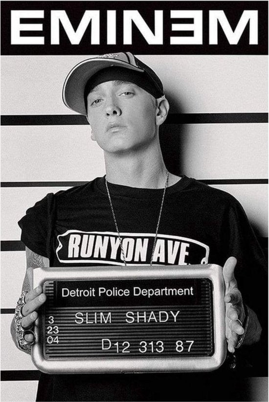 11. POSTER - EMINEM MUGSHOT (Merchandise)