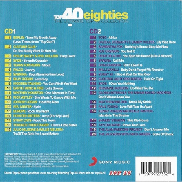 Various - Top 40 - eighties (CD)