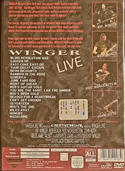 Winger - Live (second hand CD)