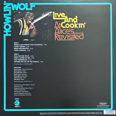 Howlin' Wolf - Live & cookin' at alice's revisited (LP) - Velvet Music