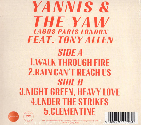 Yannis & The Yaw feat. Tony Allen - Lagos Paris London (CD)