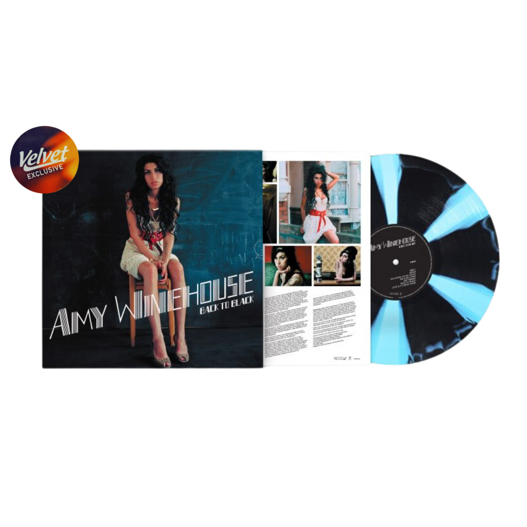 Amy Winehouse - Back To Black -blue & black cornetto vinyl- (LP)