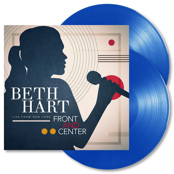 Beth Hart - Front and center: live from new york -blue vinyl- (LP)