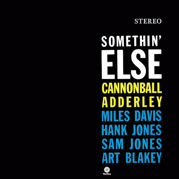 Cannonball Adderley - Somethin' else (LP) - Velvet Music