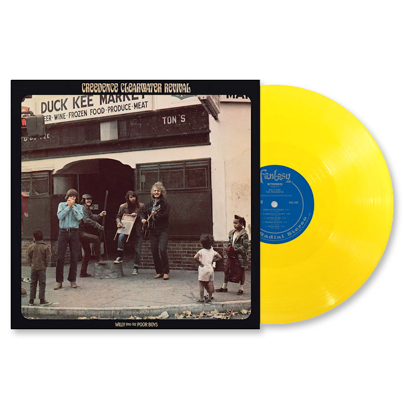 Creedence Clearwater Revival - Willy and the poor boys (opaque canary yellow lp) (LP)