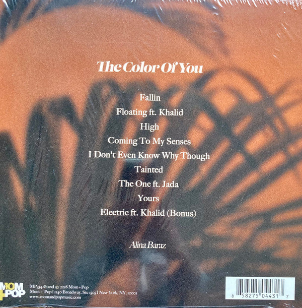 Alina Baraz - The color selling of you vinyl LP