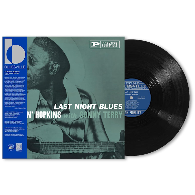 Lightnin' Hopkins With Sonny Terry - Last Night Blues (LP)