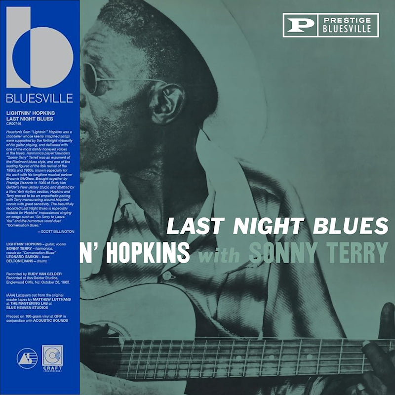 Lightnin' Hopkins With Sonny Terry - Last Night Blues (LP)