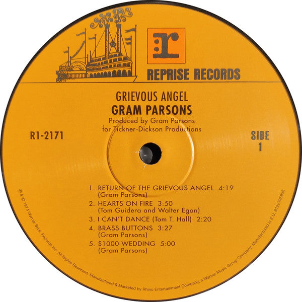 Gram Parsons - Grievous angel (LP) - Velvet Music