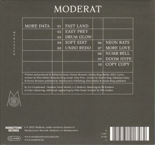 Moderat - More D4ta (tweedehands CD)