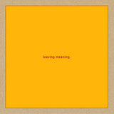 Swans - Leaving meaning (LP)