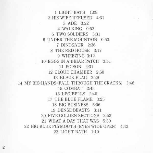 David Byrne - The Complete Score From The Broadway Production Of "The Catherine Wheel" (Choreographed By Twyla Tha (second hand CD)