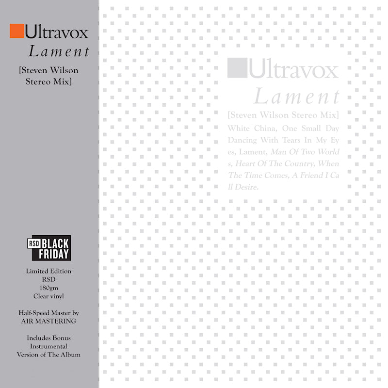 Ultravox - Lament (Steven Wilson Stereo Mix) (LP)