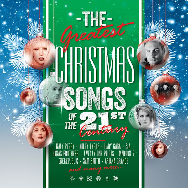 V/A (Various Artists) - Greatest christmas songs of 21st century -green & white vinyl- (LP) - Velvet Music