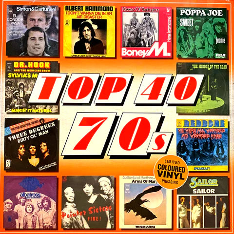 V/A (Various Artists) - Top 40 - 70s (LP) - Velvet Music