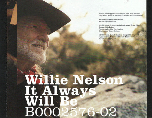 Willie Nelson - It Always Will Be (CD)