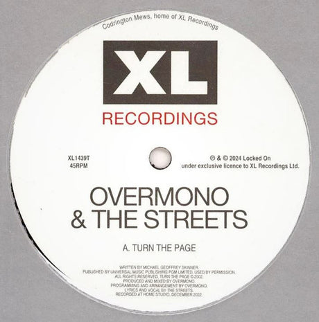 Overmono & Streets, The - Turn The Page (12-inch maxi-single)