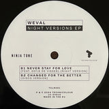 Weval - Night Versions (12-inch maxi single)