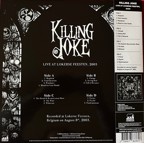 Killing Joke - Live At Lokerse Feesten, 2003 (LP)