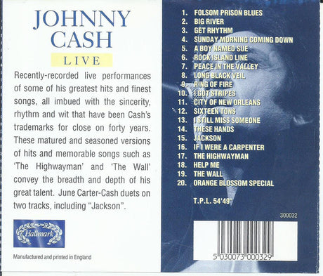 Johnny Cash - Live (tweedehands CD)