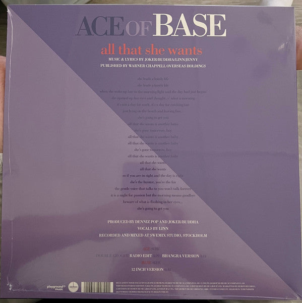 Ace Of Base - All that she wants (LP)