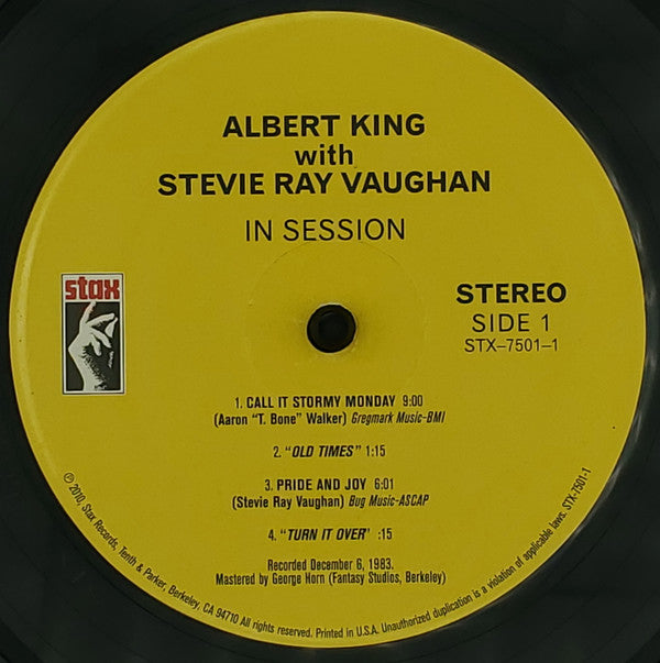 Albert King with Stevie Ray Vaughan - In session (LP)